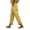 Yellow, variant on Cropped Beach Pants for Women 2026 Spring Summer Relaxed Fit Elastic Waist Straight Leg Lightweight Linen Pants with Pockets