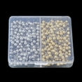 thumbnail image 1 of WHAMVOX 400 Pcs Goupilles en Liège Tête Ronde Goupilles en Acier Inoxydable Décoration Maison, 1 of 4
