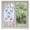 Blue, variant on Blue Pink Flowers Window Privacy Film, Spring Floral Butterfly Elegant Pastoral Static Cling UV Sun Blocking Heat Control Window Tint Day and Night, Non-Adhesive One Way Privacy Cover 35.4''x78.7''