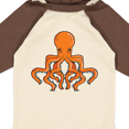 thumbnail image 4 of Inktastic Orange Octopus Boys or Girls Long Sleeve Baby Bodysuit, 4 of 5