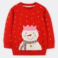 thumbnail image 2 of Ccpelsie Toddler Girl Crewneck Sweatshirt Letter Long Sleeve Pullover Tops Fall Winter Outfits Casual Clothes(Red,7), 2 of 9