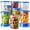 12Pack-34oz, variant on 17oz Freezer Storage Containers 6 pack, BPA Free Plastic Food Containers with Airtight Lids, Reusable Microwave Dishwasher Safe Soup Oats Stew Containers, Clear