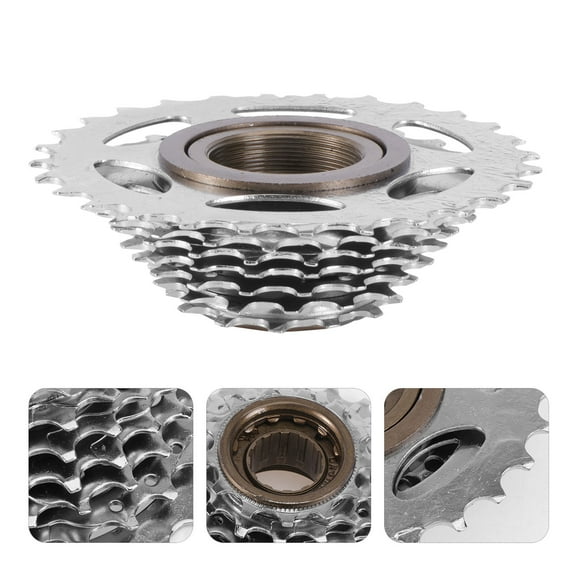 COSMOBETTY 1Pack High Efficiency Drivetrain Mountain Bike Freewheel Cassette Sprocket 3.9x3.9x1.6in