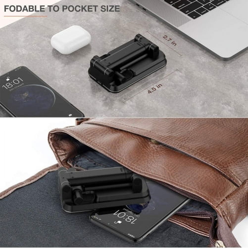 Fast Dual 10W Wireless Charger for iPhone 16/Pro/Max/Plus - Foldable Stand 2-Coils Charging Pad Slim for iPhone 16/Pro/Max/Plus