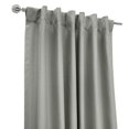 thumbnail image 4 of Loft Living Bexley Blackout Dual Header Single Curtain Panel 52 x 63 in Grey, 4 of 6