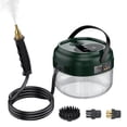 thumbnail image 1 of Pressurized Handheld Multi-surface Steam Cleaner with 3 Brushes and Extended Rod for Home Portable Deep Cleaning Steamer with 6 Gear Adjustable Digital Touch Screen 1500ml Water Tank for Kitchen, 1 of 9