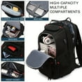 thumbnail image 4 of Simple Casual Large Capacity Backpack With USB Charging Port, Travel Backpacks, 17 Inch Computer Bag, 4 of 5