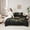 Dark Green, variant on Homewish Teens 3D Dinosaur Bedding Comforter Set 7pcs, Kawaii Cartoon Animal King Bedding Sets, Jungle Wildlife Reversible Bed Sheets, Luxury Bedroom Decor
