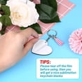thumbnail image 4 of 160 Sublimation Blank Products, Sublimation Keychain Blank Bulk Set with Heat Transfer Blank Tassel Keychain Jump Rings, 4 of 7