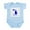 Sky Blue, variant on CafePress - Michigan . . . The Great Lake Infant Bodysuit - Baby Light Bodysuit, Size Newborn - 24 Months
