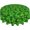 Shamrock, variant on St Patricks Day Tablecloth Round Clover Shamrock Green Table Cloths Circular Table Cover Waterproof and Dustproof Wipeable Polyester Tabletop for Dining Kitchen Picnic Party Decor 60 Inch