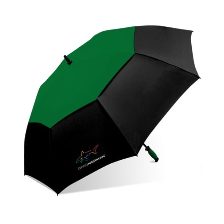 Greg Norman 62 In. Double canopy auto open golf umbrella