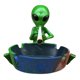thumbnail image 5 of Cenicero con forma de estatua, contenedor de cenizas, decoración de mesa, artesanía creativa para oficina, escultura coleccionable para escritorio, Verde, 5 of 10