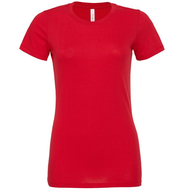 Bella + Canvas Womens Jersey Short-Sleeved T-Shirt