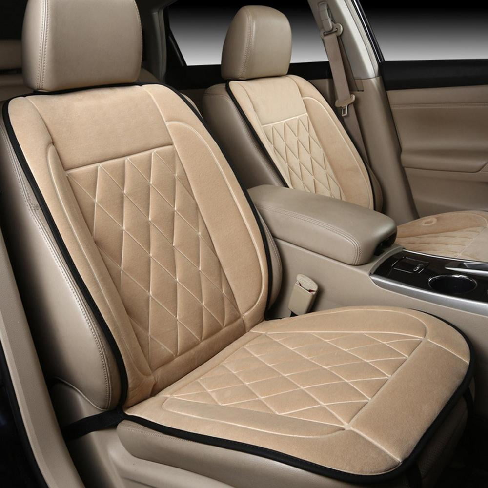 Protoiya Car Heating Cushion Car Heated Seat Pad Car Seat Warmer Electric Comfort Winter Car Seat Cover Auto Fast Heating Seat Cover Breathable Heated