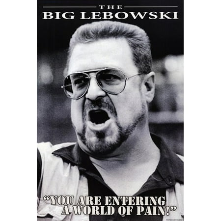 Back Pain Poster - Big Lebowski - World of Pain Poster Poster Print