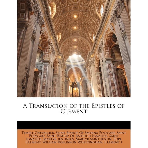 A Translation of the Epistles of Clement