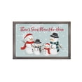 thumbnail image 1 of Merry Christmas Framed Shadow Box - Snowman There's Snow Place, 1 of 9