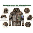 thumbnail image 6 of MANSDOUR Men's Softshell Military Tactical Jacket Outdoor Camouflage Waterproof Windproof Hunting Fleece Hooded Coat, 6 of 8