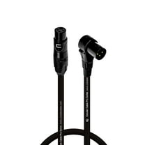 Coluber Cable - Balanced XLR Cable Female to Right Angle XLR Male Connector