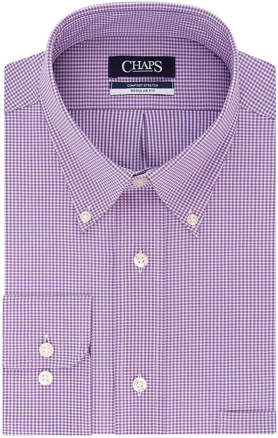 Chaps Mens Dress Shirt Regular Fit 