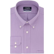 Chaps Mens Dress Shirt Regular Fit Stretch Check