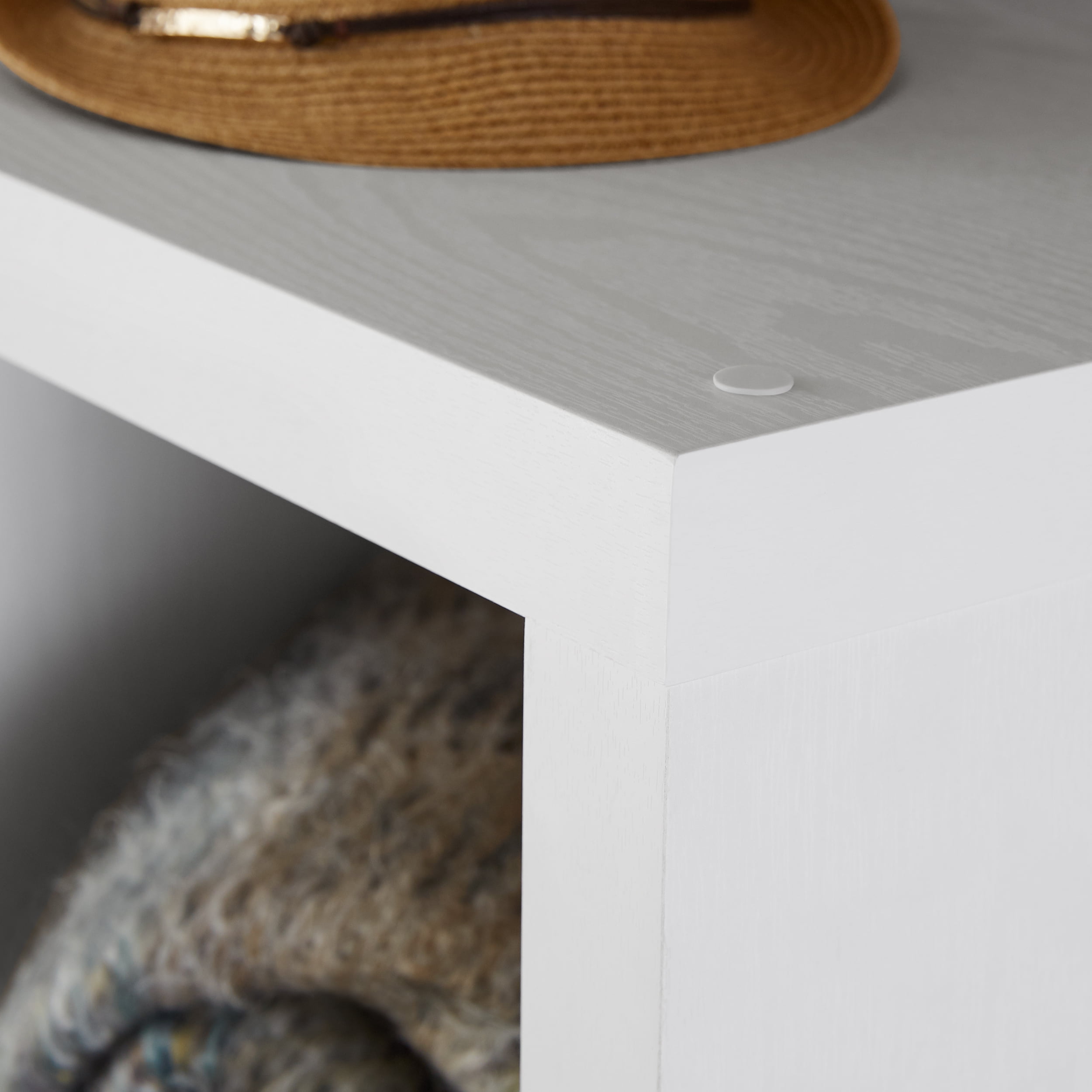 Better Homes & Gardens 16 Cube Storage Organizer, White Texture