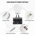 thumbnail image 5 of Kdxio Majestic Black Yak File Tote Document Bag Business Briefcase Bag Document Organizer Tote Briefcase for Letter A4 Files Business Teacher Office Bag, 5 of 8