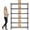 Black/Chrome, variant on 6-Tier Metal Storage Shelves, 48" x 18" x 76" Wire Shelving Unit w/Wheels, 6000 LBS Heavy Duty Industrial Utility Steel Storage Rack for Garage Kitchen Storage, Black