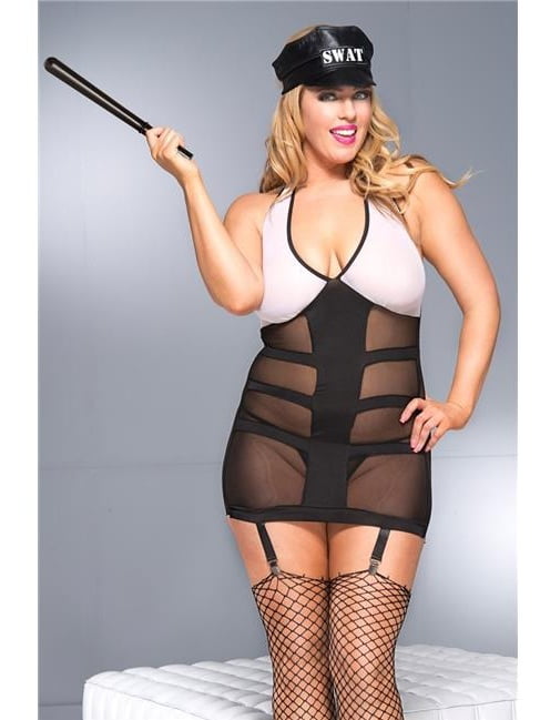 Music Legs 70694q Costumes Women Plus Size Lacy French Maid