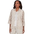 thumbnail image 3 of Alfred Dunner Womens Sequin Medallion Two In One Top, 3 of 4