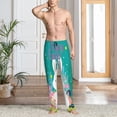 thumbnail image 2 of Lsque Happy easter Print Men's Pajama Pants, Lounge Pant - Comfortable Home Wear,Elastic Waistband, Stylish Design-X-Large, 2 of 6