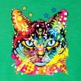 thumbnail image 5 of Wild Bobby, Dean Russo Colorful Blue Eyes Cat Cat Lover Men Premium Tri Blend Tee, Envy, Medium, 5 of 5