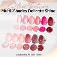 thumbnail image 5 of modelones 12Pcs 15ML Gel Nail Polish Set , Same Color Same Bottle Jelly Nude Pink Red Beige Skin Tones Neutral Brown Hema-free Gel Polish Kit 2026 Spring Soak Off Gel Polish Set Manicure Nail Art DIY, 5 of 8