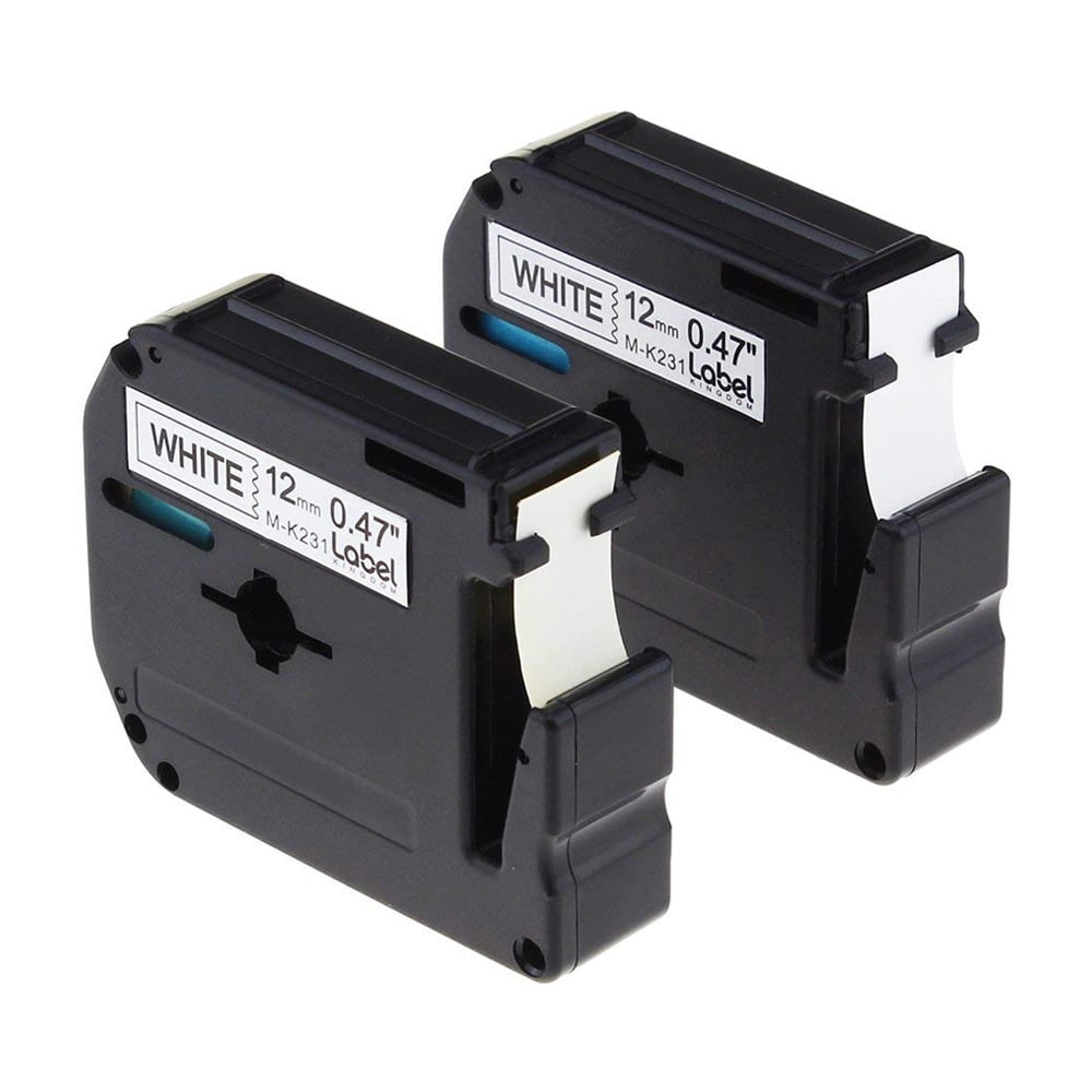Label Tape Fit for Brother M-K231 MK231 Ptouch Label Tapes Maker Printer 12mm*8M