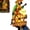 Style B, variant on Solar-Powered Parrot Garden Light Stake, Parrot Head Paradise Tropical Yard Decor Lamp, Waterproof Auto On/Off Solar Statue Light for Lawn Backyard Patio Pool Outdoor Party Decor Great Gifts