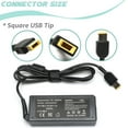 thumbnail image 3 of Yolmary 65W AC Adapter Laptop Charger Compatible for Lenovo Y40 Y40-70 Y40-80, 3 of 5