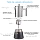 thumbnail image 2 of Cafetera Italiana Easyworkz de Acero Inoxidable 300 ml 4-6 Tazas Negro, 2 of 7