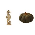 thumbnail image 1 of Escultura De Calabaza De Resina Dorada, Adorno De Almohada De Peluche Para Oficina, Dormitorio, Sala De Estar, Sofá, Armario, Chimenea, Regalo Decorativo De Halloween, 1 of 8