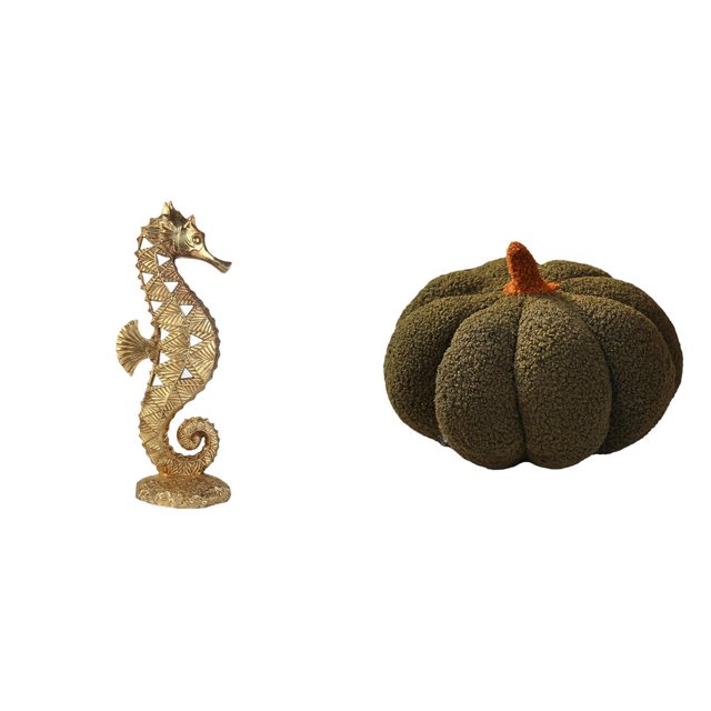 Escultura De Calabaza De Resina Dorada, Adorno De Almohada De Peluche Para Oficina, Dormitorio, Sala De Estar, Sofá, Armario, Chimenea, Regalo Decorativo De Halloween