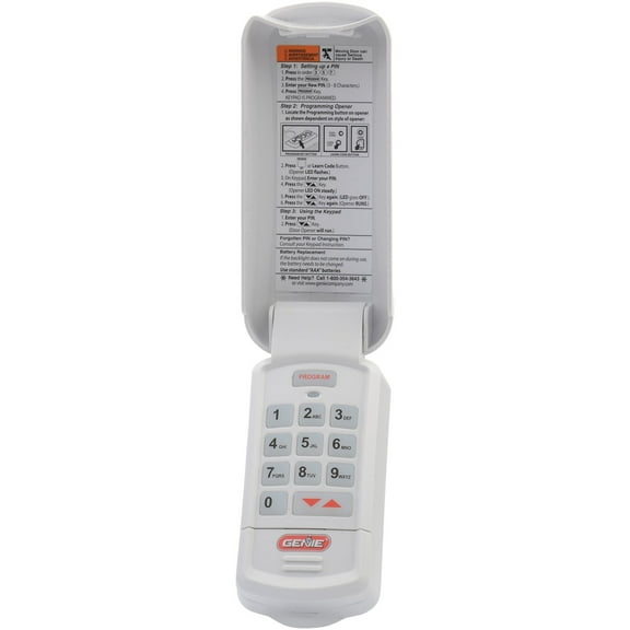 Genie Wireless Garage Door Opener Keypad, Garage Door Keypad for Genie Openers with Easy Installation