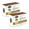 Kalliston | ΜASSAGE BODY SOAP exfoliating & euphoria with Argan Oil | Massage & Exfoliating | Natural Soaps | Made in Ancient Crete, Greece | 110g Each | Pack of 2