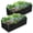 Black, variant on 2PCS Outdoor Metal Raised Garden Bed,6x3x2ft Planter Box for Vegetables,Flowers,Herbs w/269 Gallon Capacity,Silver