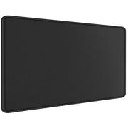 Cmhoo Gaming Mouse Pad Size 27.5x11.8,New Non-Slip Rubber & Waterproof Black Mousepad with Stitched Edges for Gaming, Office & Home 70x30 Black01