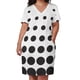 thumbnail image 2 of Vestido largo lunar negro para mujer, vestidos de ceremonia, vestido de noche, ropa de noche, 2 of 6