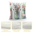 thumbnail image 4 of GOSMITH  Spring Pillow Cover Flowers Vase Decoration Holiday Farmhouse Summer Pillow Case Decor for Home Sofa Couch, 4 of 5
