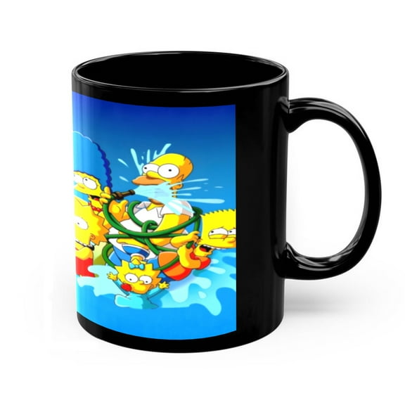 The Simpsons Custom Ceramic Mug—Art That Survives the Microwave.
