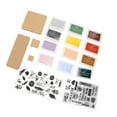 thumbnail image 2 of Acrylic Seal Ink Pad,  Blocks Set 4 Acrylic Block 12 Ink Pad  For DIY Crafts Card Making, 2 of 8