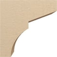 thumbnail image 3 of 11"W x 22"D x 22"H Classic Monterey Rough Cedar Woodgrain TimberThane Corbel, Primed Tan, 3 of 6