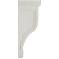 thumbnail image 3 of Ekena Millwork 7 1/2"W x 8"D x 17"H Traditional Recessed Wood Vintage Decor Corbel, Chalk Dust White, 3 of 6